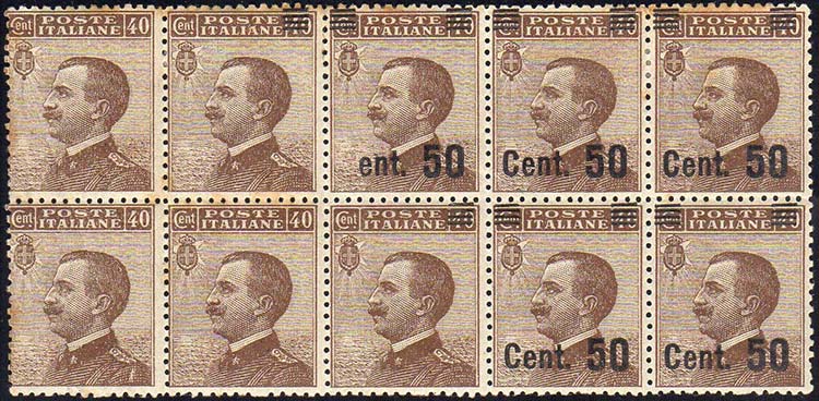 1923 - 50 su 40 cent. Michetti ... 