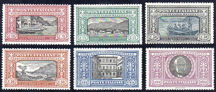 1923 - Manzoni (151/156), ... 