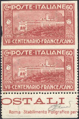 1926 - 60 cent. San Francesco, ... 