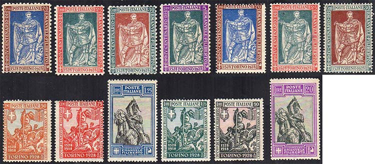 1928 - Emanuele Filiberto, serie ... 