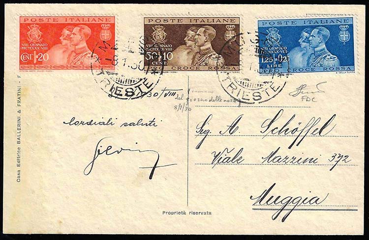 1930 - Nozze di Umberto (269/271), ... 