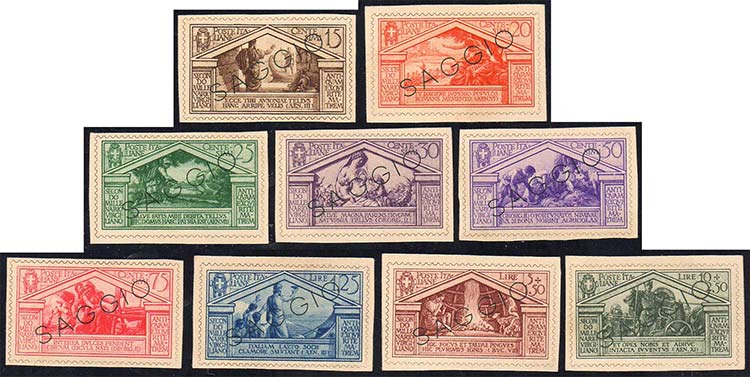 1930 - Virgilio (282/290), serie ... 