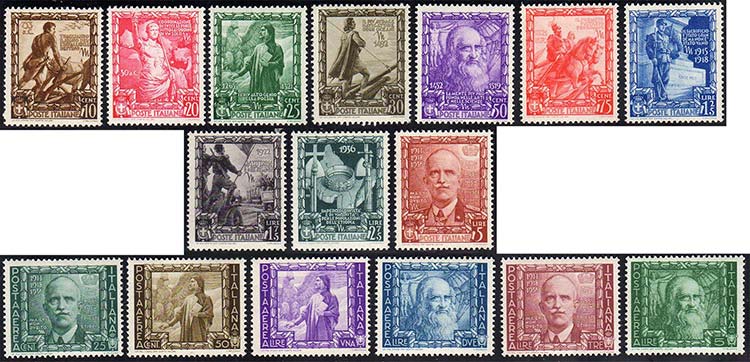 1938 - Impero (439/448+A), gomma ... 