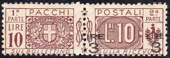 1925 - 3 lire su 10 lire, entrambe ... 