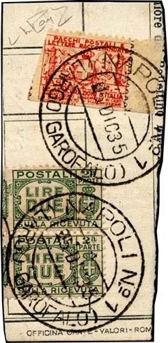 1935 - 2 lire rosso, Assicurazioni ... 