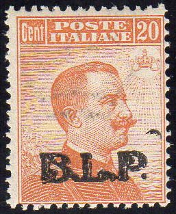 1922 - 20 cent., soprastampa BLP ... 