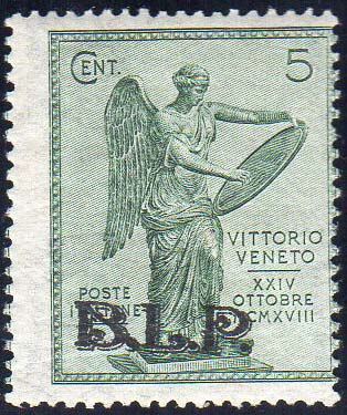 1922 - 5 cent. Vittoria, ... 