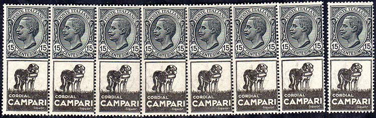 1924 - 15 cent. Cordial Campari ... 