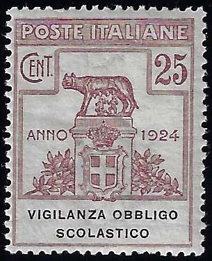 VIGILANZA OBBLIGO SCOLASTICO 1924 ... 