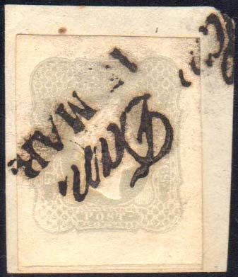 1861 - 1,05 soldi grigio chiaro ... 