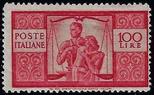 1950 - 100 lire Democratica, ... 