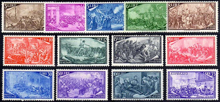 1948 - Risorgimento (580/591+E), ... 
