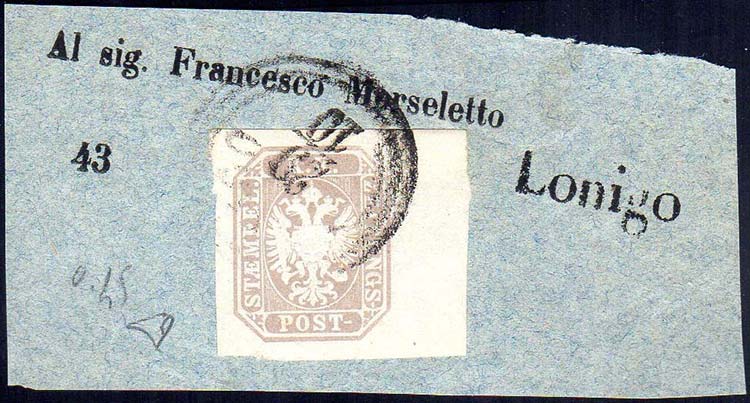 1863 - 1,05 soldi bruno grigiastro ... 