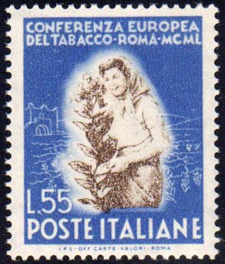 1950 - 55 lire Tabacco, stampa del ... 