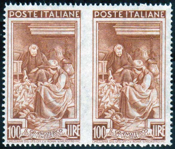 1950 - 100 lire Lavoro, coppia ... 