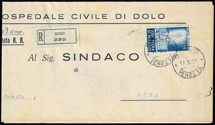 1951 - 55 lire Fiera di Milano ... 