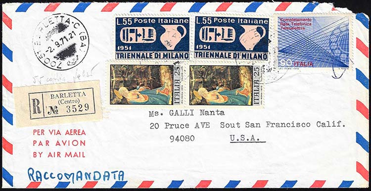 1971 - 55 lire Triennale (667), ... 