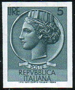 1955 - 5 lire Siracusana, ... 