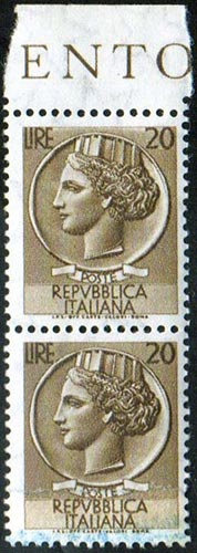 1955 - 20 lire Siracusana, ... 