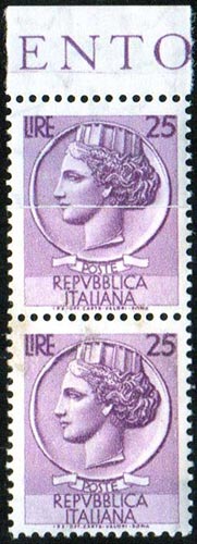 1955 - 25 lire Siracusana, ... 