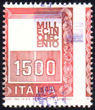 1979 - 1.500 lire Alti valori, ... 