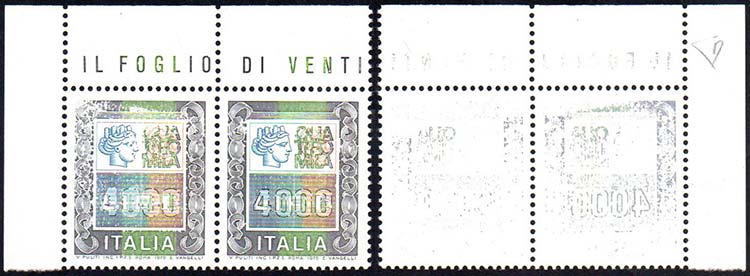 1979 - 4.000 lire Alti valori, ... 