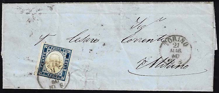 1860 - 20 cent. IV emissione di ... 