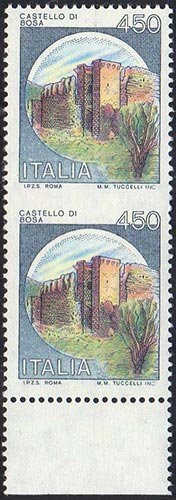 1980 - 450 lire Castelli, coppia ... 