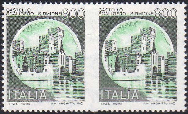 1980 - 600 lire Castelli, coppia ... 
