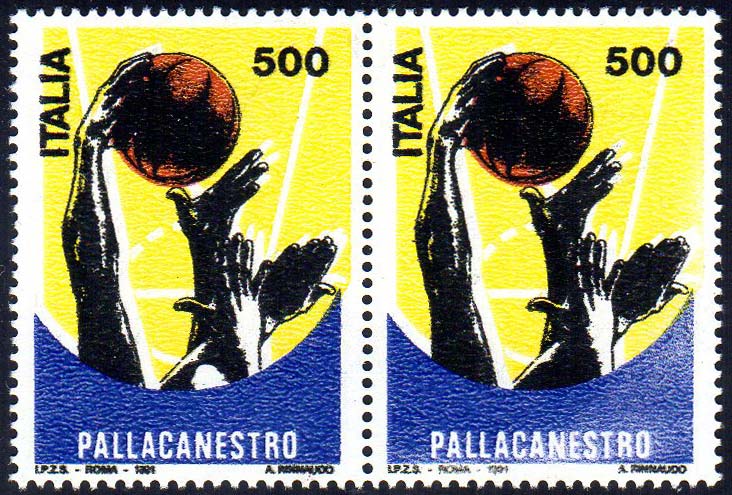 1991 - 500 lire Pallacanestro, ... 