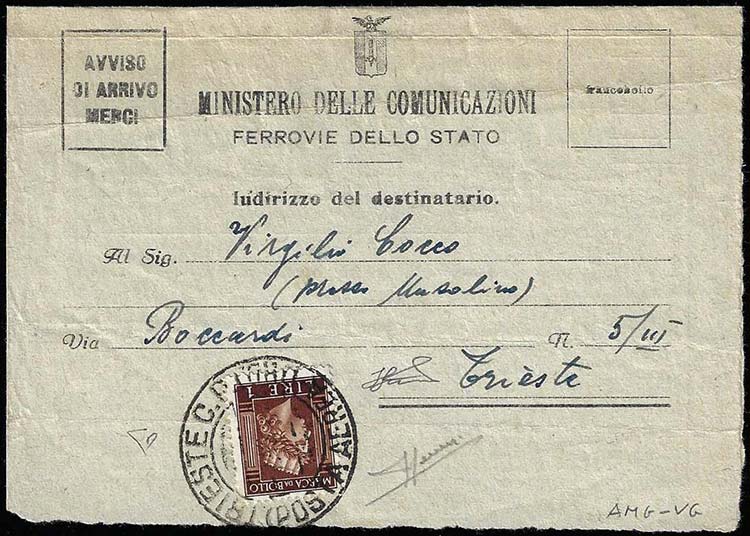 1946 - 1 lire bruno, Italia ... 