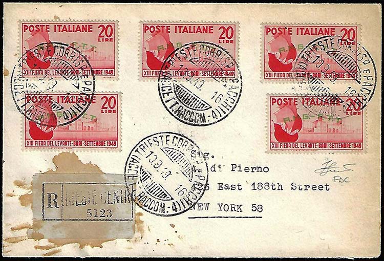 1949 - 20 lire Fiera di Bari (51), ... 