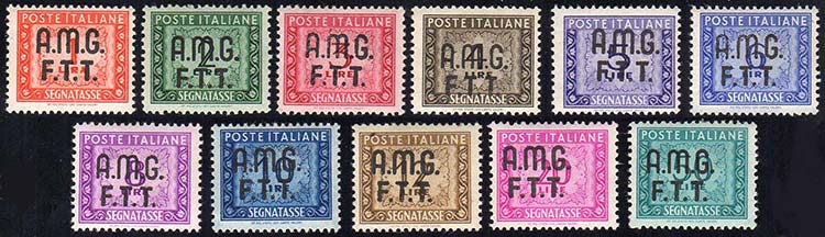 SEGNATASSE 1947/49 - Soprastampati ... 