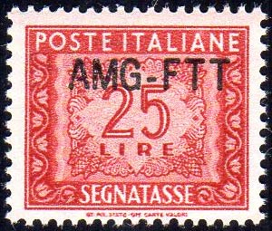 SEGNATASSE 1954 - 25 lire, nuovo ... 