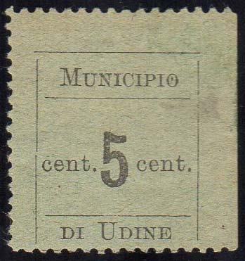 UDINE 1918 - 5 cent. (1), ... 