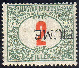 FIUME SEGNATASSE 1918 - 2f, ... 