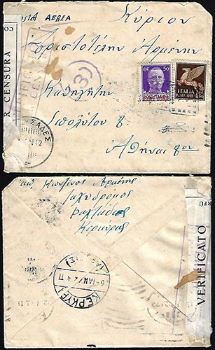 ISOLE JONIE 1942 - 50 cent. ... 