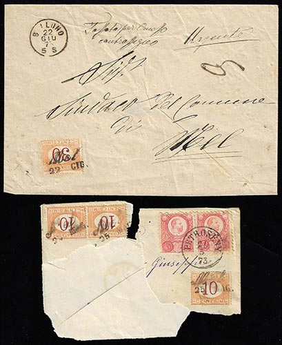 MEL, corsivo - 30 cent. segnatasse ... 