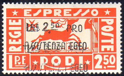 OCC. TEDESCA EGEO 1943 - 2,50 + ... 