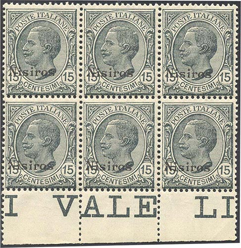 NISIRO 1912 - 15 cent. Leoni (10), ... 