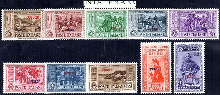 PISCOPI 1932 - Garibaldi (17/26), ... 