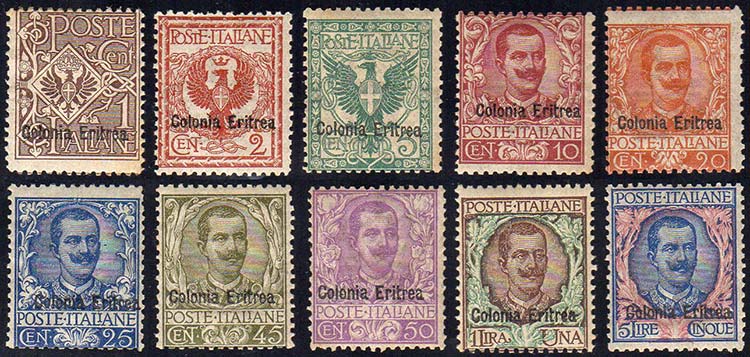 1903 - Floreale, serie completa ... 