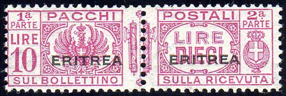 PACCHI POSTALI 1936 - 10 lire ... 
