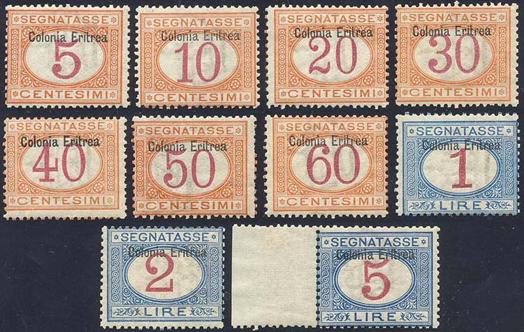 SEGNATASSE 1903 - Soprastampati in ... 