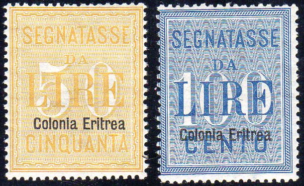 SEGNATASSE 1903 - 50 e 100 lire ... 