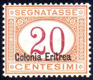 SEGNATASSE 1920 - 20 cent. ... 
