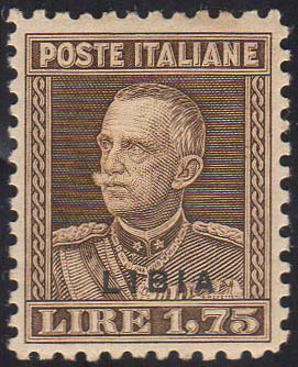 1928 - 1,75 lire soprastampato ... 