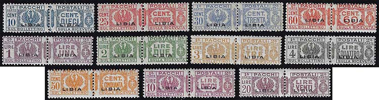 PACCHI POSTALI 1927/37 - Fasci al ... 