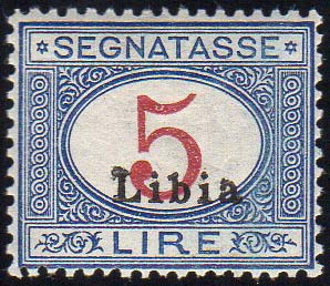 SEGNATASSE 1915 - 5 lire ... 