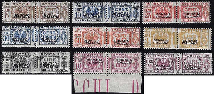 PACCHI POSTALI 1928/41 - Fascio al ... 